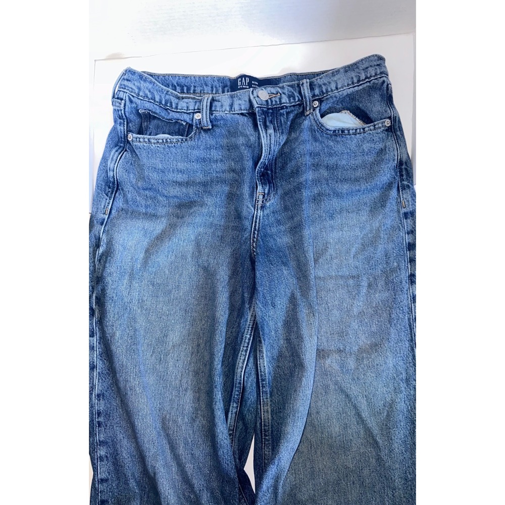 Gap Denim Baggy Jeans Medium Wash High Rise
